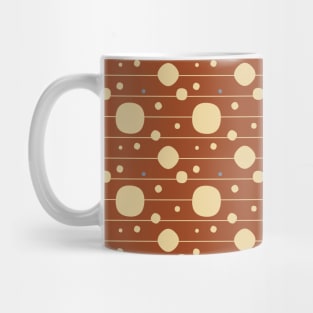 Yellow Dots on Brown Mug